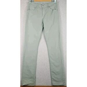 SMN Mens‎ The Hunter Standard Slim Jeans 30x33 Light Green Denim USA